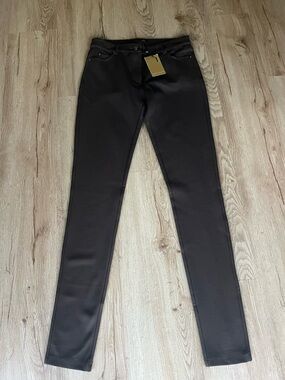 Alberto Makali Brown Stretch Pants Size 4 NWT